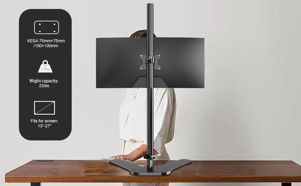 single monitor desk mount