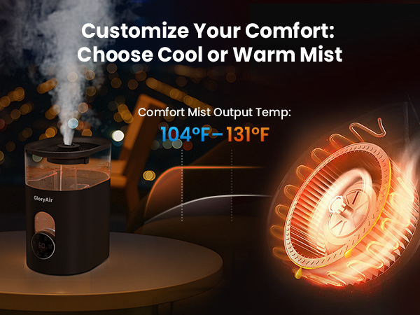 humidifier warm and cool mist