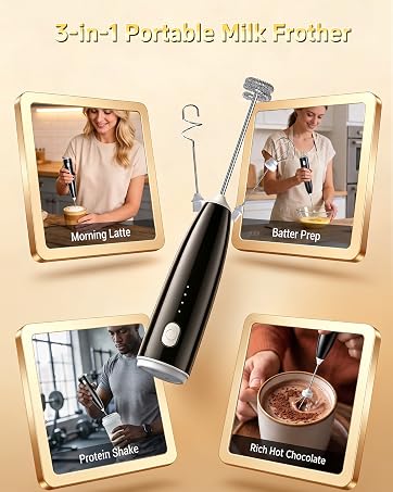 3-in-1 Portable Milk Frother