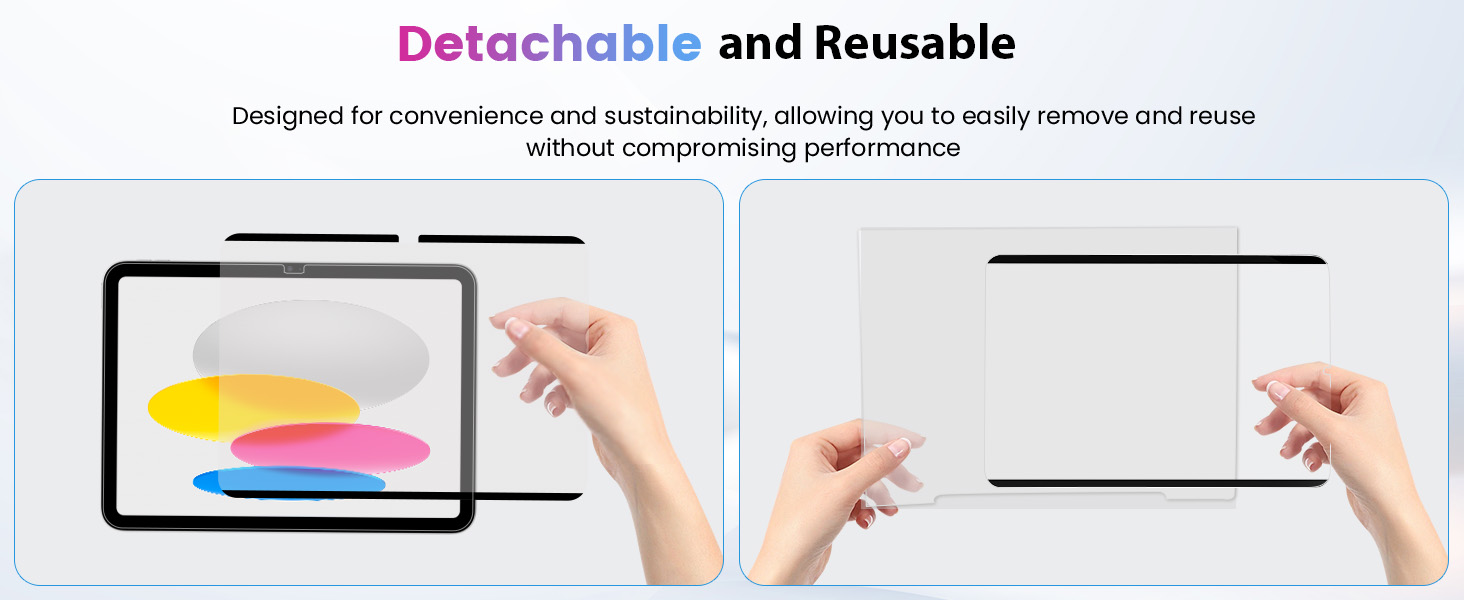 Magnetic Paper Screen Protector for iPad