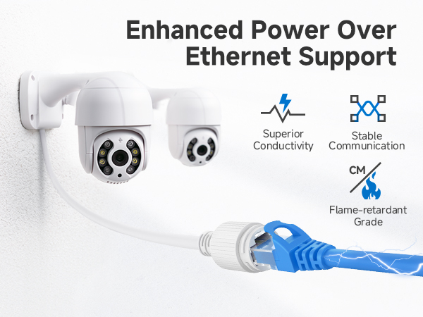 Cat 6 ethernet cable with 24 AWG copper wire for high-speed connectivity
