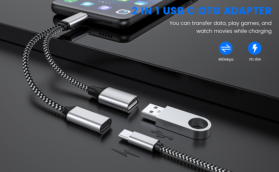USB C OTG cable