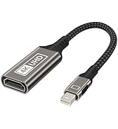 Mini DisplayPort to HDMI Adapter 4K, Mini DP to HDMI Adapter, Thunderbolt 2 to HDMI Converter Com...