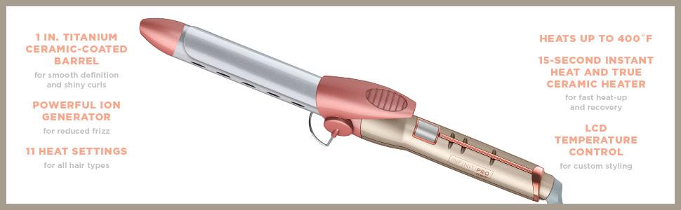 CONAIR CURLING IRON 1-INCH CURLING IRON FRIZZ FREE