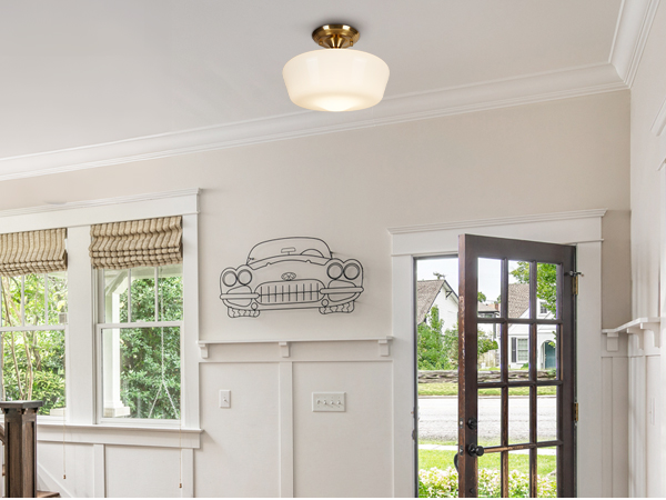 schoolhouse ceiling light