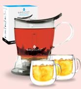 tea infuser steeper mug teaware strainer pot infusers loose rishi simple brew teapot glass tritan