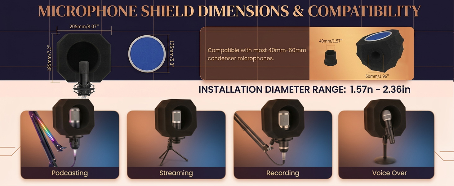 universal mic shield