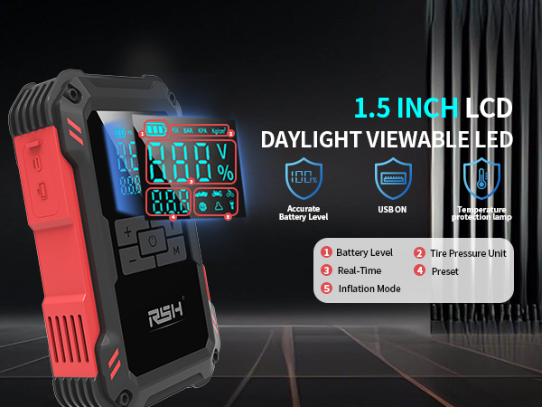 150psi Jump Starter with Air Compressor