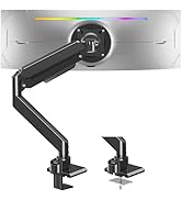 ErgoFocus Heavy Duty Monitor Mount for Max 49 inch Ultrawide Screens, Hold 2.2 to 44 lbs, Premium...