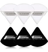 6 Pieces Powder Puff for Face Powder Makeup Puff Velour Soft Triangle Powder Puffs for Loose Powd...