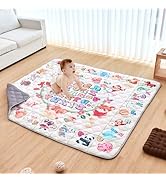 VEVOR Baby Play Mat, Extra Large 71"x79" Baby Crawling Mat, Non-Slip One-Piece Thickened Soft Bab...