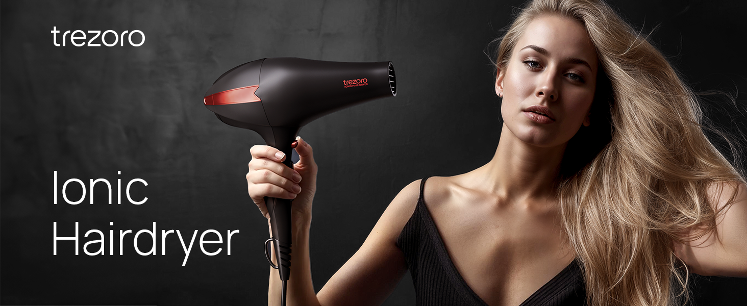 Trezoro - Ionic Salon Hair Dryer - BRG