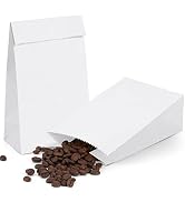 Mini Paper Bags 300 PCS, SHOPDAY 1 LB Small White Paper Bags 3.5x2.125x7", Recyclable Kraft Bags ...