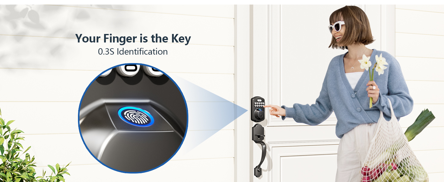 Fingerprint Door Lock Set