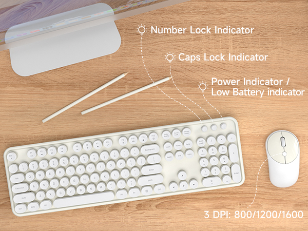 Wireless Keyboard Mouse Combo 