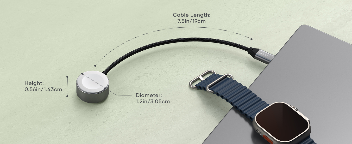 USB-C Fast Charging Cable for Apple Watch