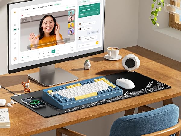 Wireless Charging Mouse Pad