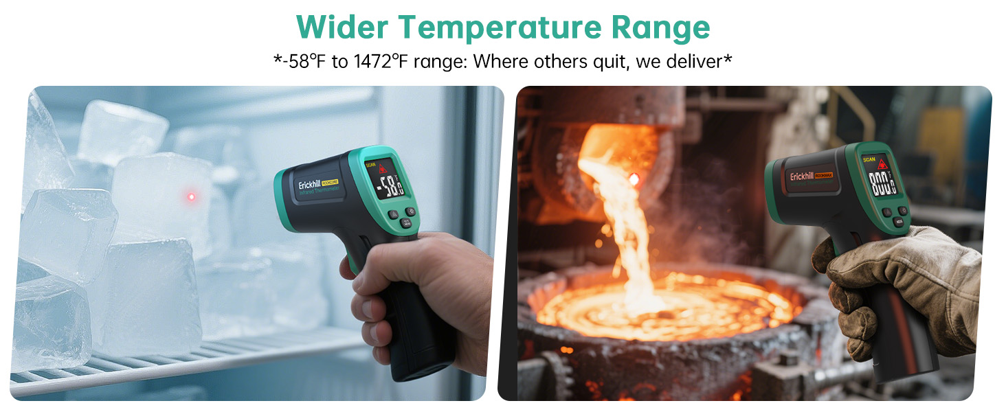 Wider Temperature Range