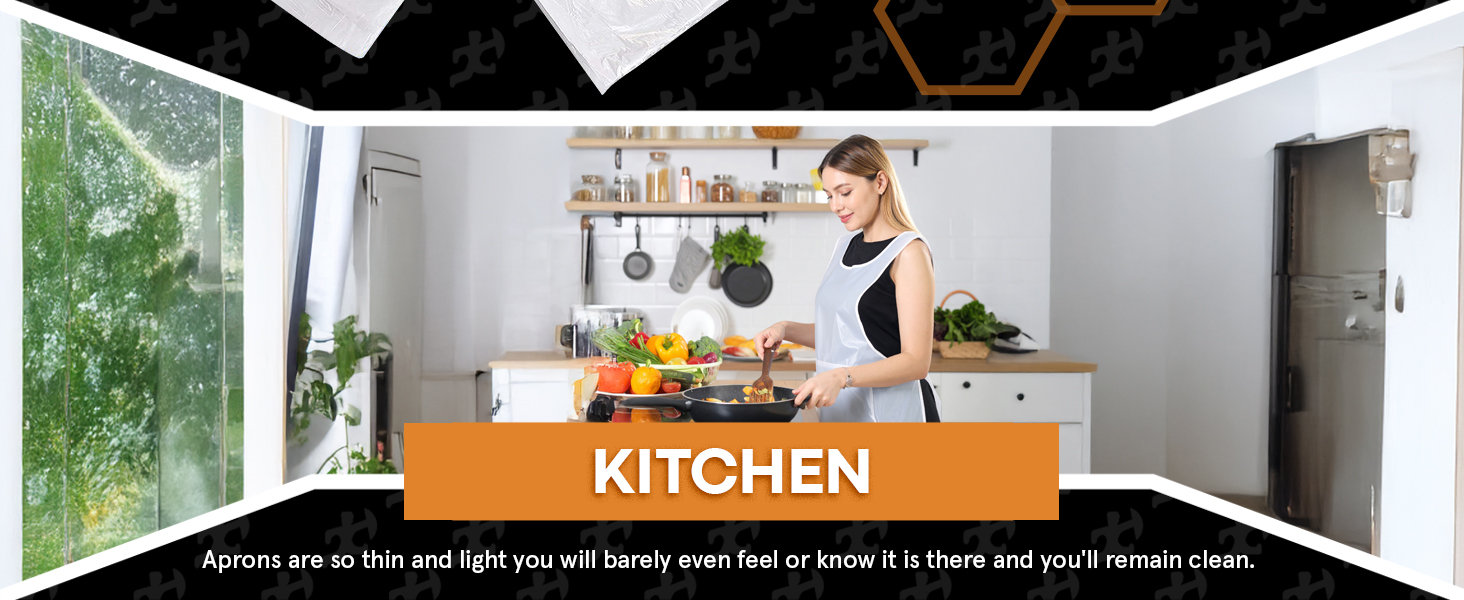 Xpose Safety Plastic Disposable Aprons