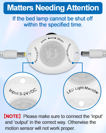 Motion Activated Bed Light