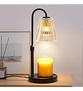 Briever Electric Candle Warmer Lamp with Timer Dimmer, Adjustable Height Wax Melter Warmer for Ja...