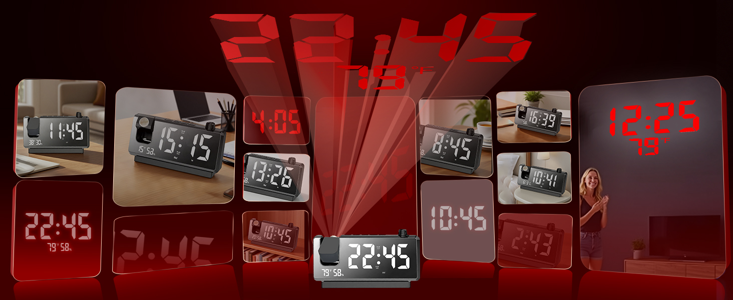 Projection Alarm Clocks