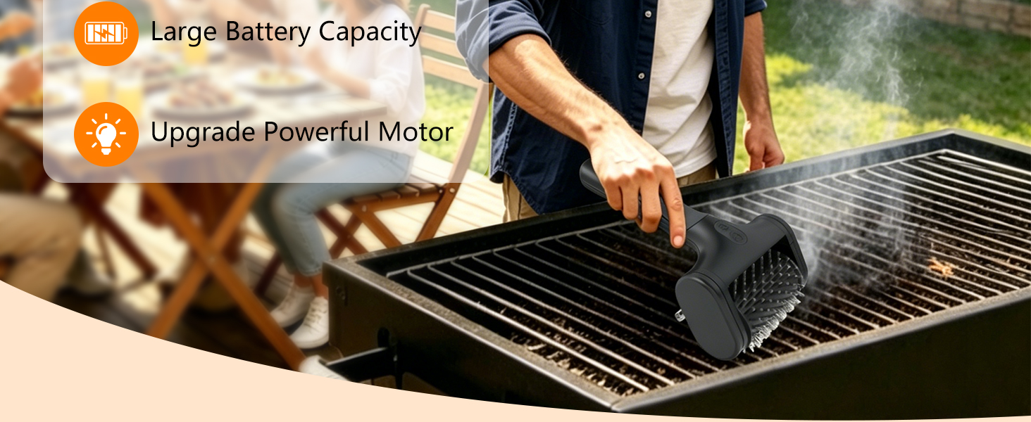 Electric Grill Brush for Outdoor