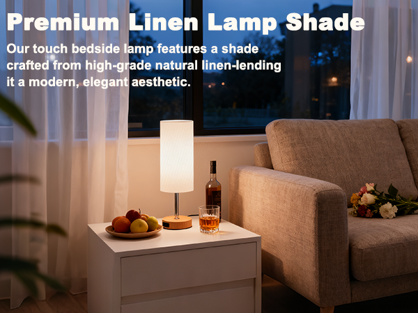 linen lamp shade