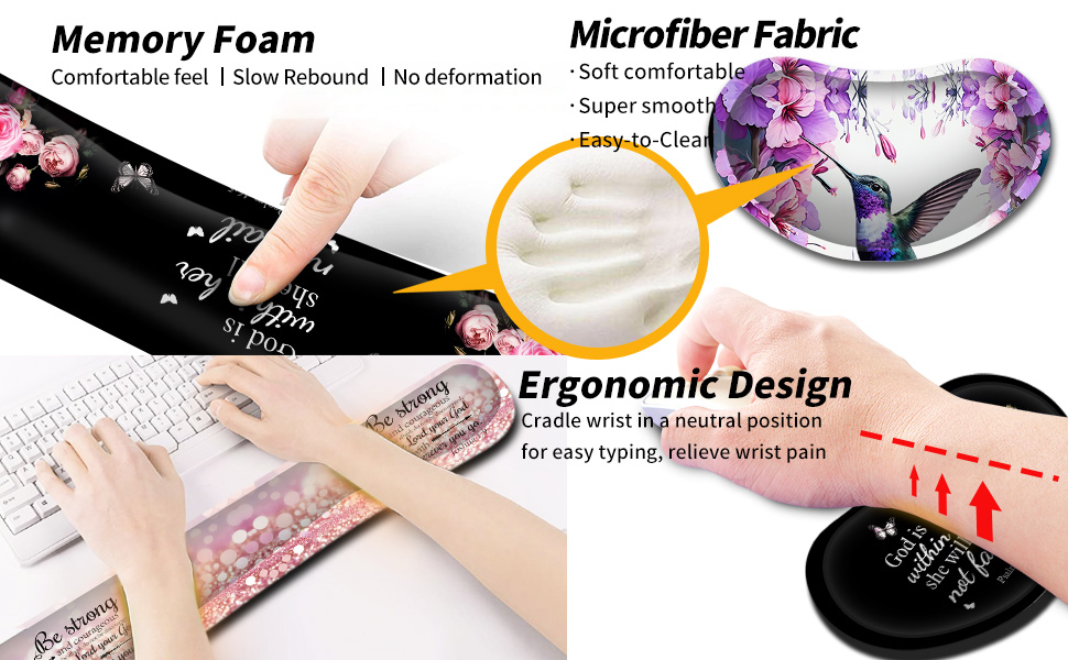 keyboard wrist rest LARGE GAMING MOUSE PAD