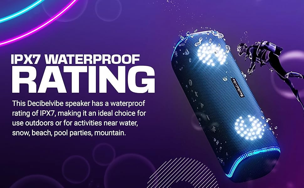 IPX7 Waterproof Rating