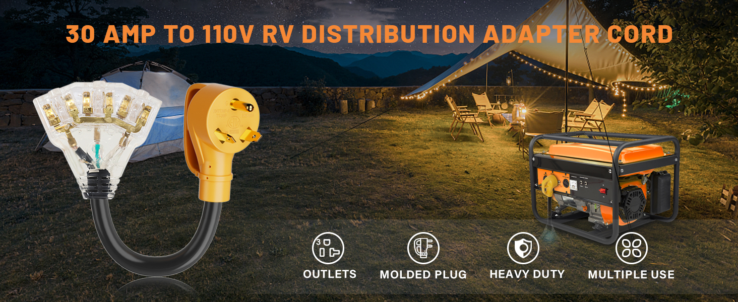 30 Amp to 110 Adapter