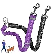 AKEISHE Double Dog Leash for Two Dogs - 2-in-1 Upgraded Double Leash for Two Dogs with Adjustable...