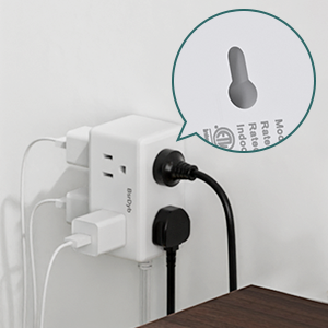 flat plug power strip