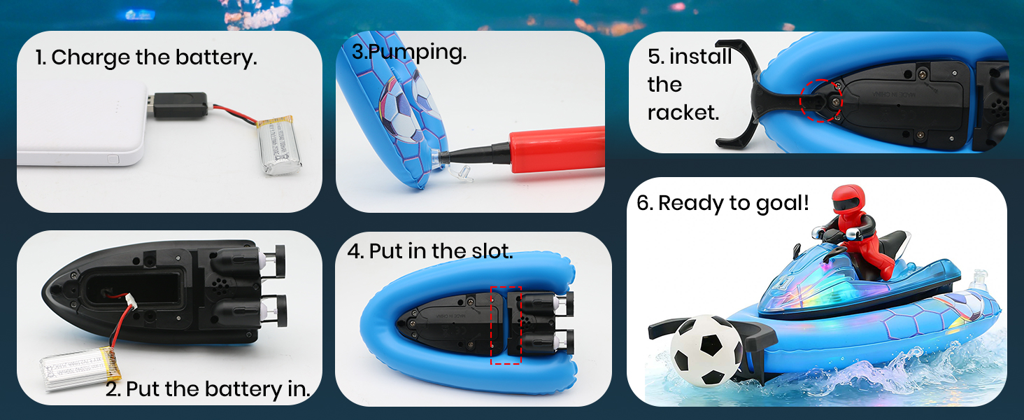 remote control boat rc boat pool toys 3
