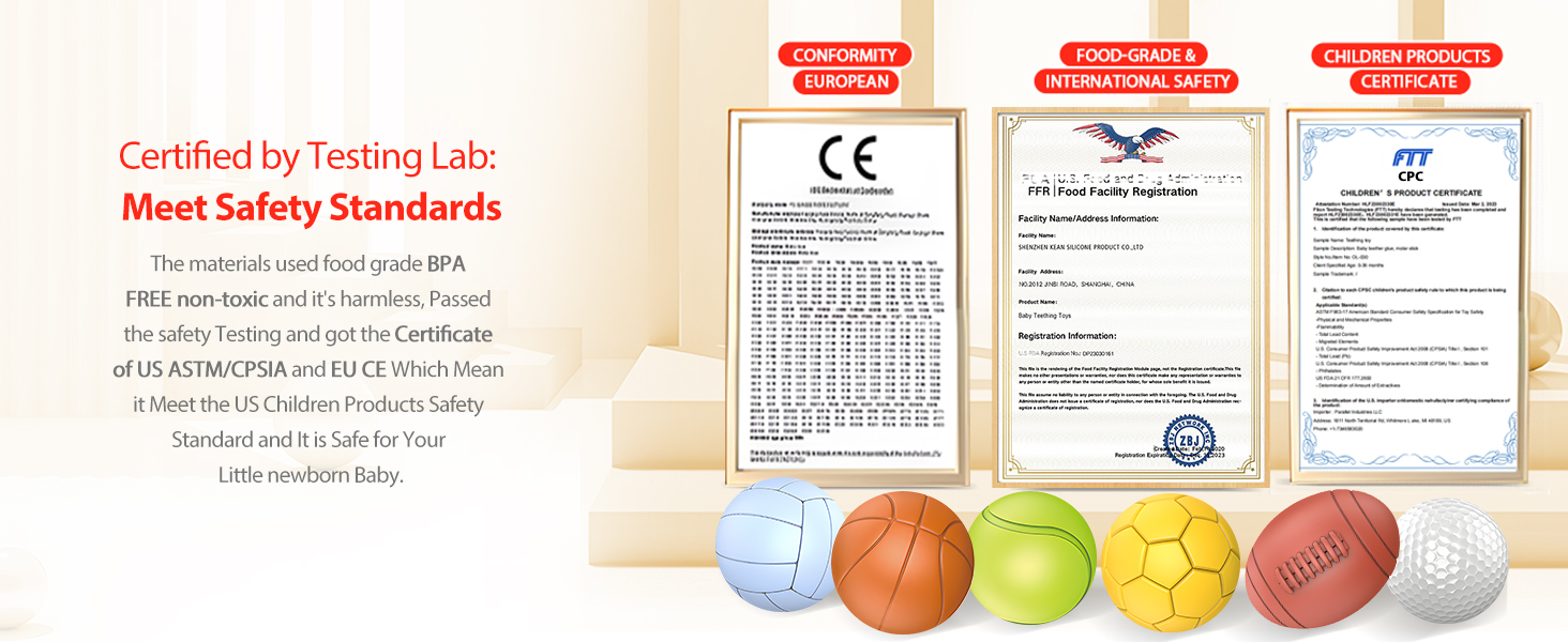Safe baby balls for toddlers