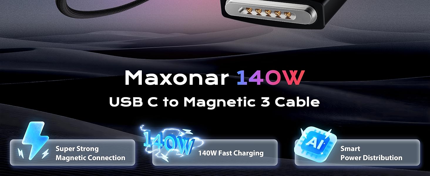 140W macbook charger