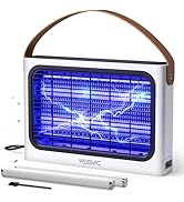 YISSVIC 20W Indoor Bug Zapper, 4300V Indoor Fruit Flies Traps, Indoors Mosquito Zapper, Electric ...