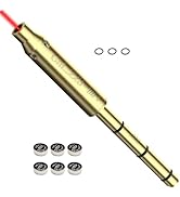 MOSANDON Red Dot Laser Boresighter for .17HMR/.223 Cal,End Barrel Laser Bore Sight, Laser Barrel ...