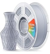 PLA+ Matte Filament 1.75mm, Soft Matte Finish, Reduced Layer Lines, 1KG (2.2lbs) 3D Printer PLA F...