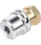 Hromee Lock On Air Chuck, Heavy Duty Closed Flow Tire Chuck, 1/4" FNPT for Tire Inflator and Stan...