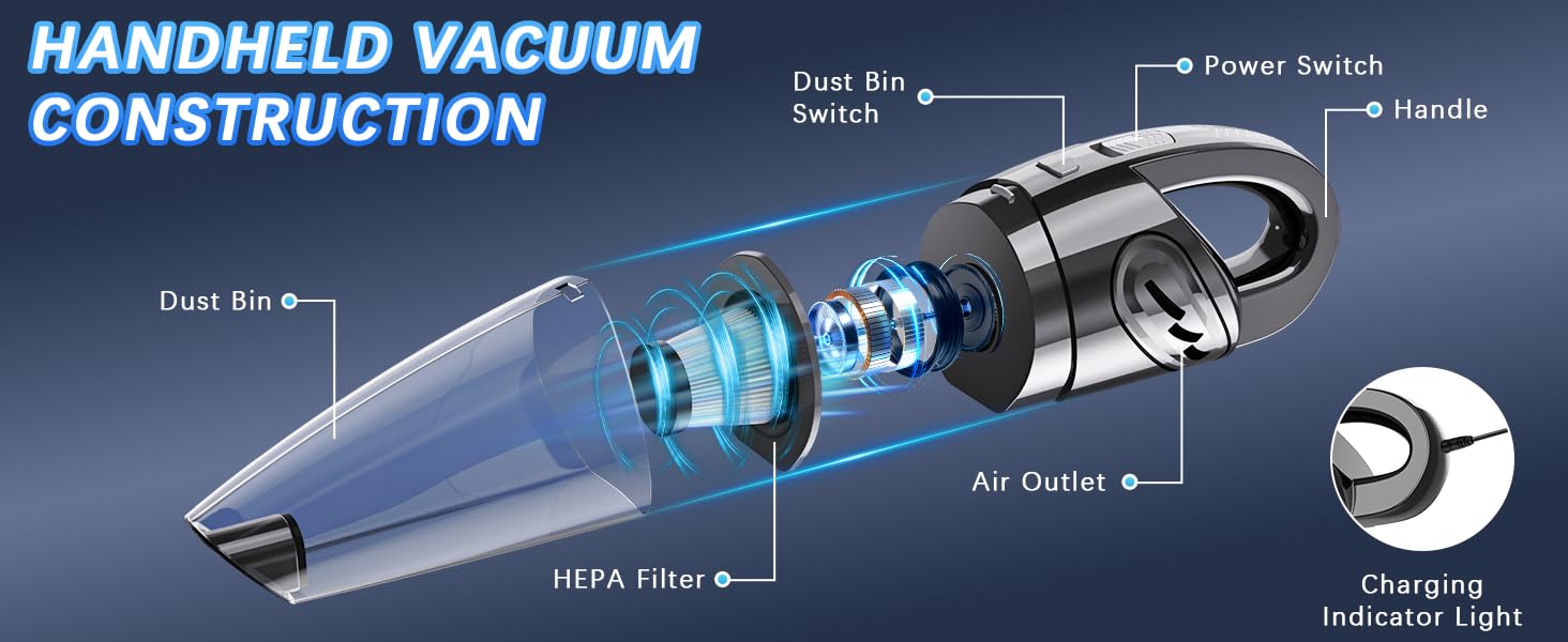 handheld vacuum cordless Suitable for various scenarios
