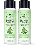J.R. Watkins Daily Hydration Shampoo, Aloe &amp; Green Tea - 12 fl oz (Pack of 2)