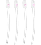 4Pcs Ceramic Thermal, Cut Off Temperature Thermal, Temperature Electricity Circuit Accessories 25...