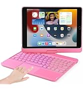 LENRICH Keyboard case for iPad 9th Generation 10.2 inch 2021/ 8th Gen 2020/7th 2019/iPad air 3rd/...