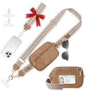 Tiostep Clip and Go Strap for Phone with Wallet Crossbody Phone Lanyard Adjustable and Anti-Theft...