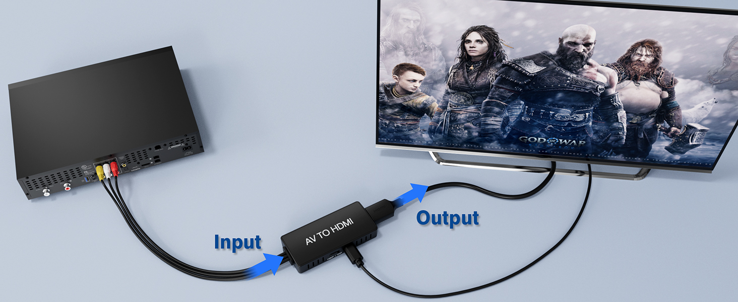 audio video cable to hdmi converter