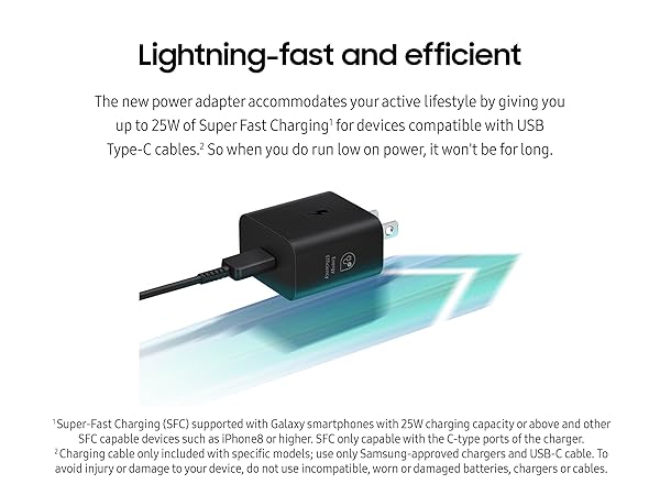 Samsung 25W Power Adapter Black