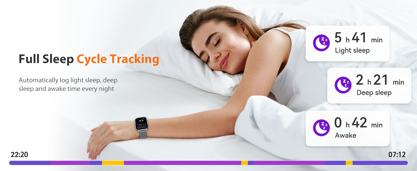 Sleep Tracker; smart watch for android phones