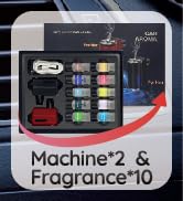 Car Air Freshener, Portable Intelligent Car Aroma Diffuser with Three Adjustable Modes, Rechargea...