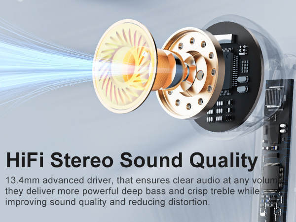 Hi-Fi Stereo Wireless Earbuds